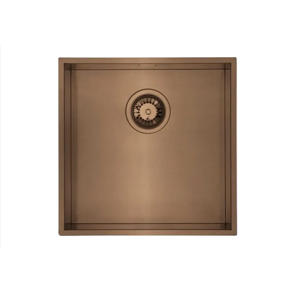 Harlyn Carbis - Lavello da Cucina in Acciaio Inossidabile a Una Vasca - 430mm - Scelta di Finiture