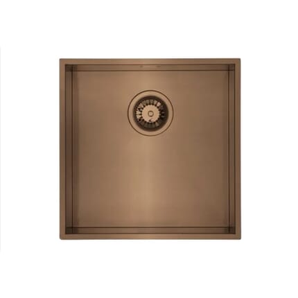 Harlyn Carbis - Lavello da Cucina in Acciaio Inossidabile a Una Vasca - 430mm - Scelta di Finiture