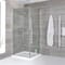 Box Doccia Angolare con Doppia Porta e Piatto Doccia - Scelta di Dimensioni - Portland