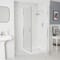 Box Doccia Angolare Tradizionale con Doppia Porta e Piatto Doccia - Scelta di Misure - Langley