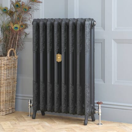 Radiatore Tradizionale in Ghisa Alto 950mm - Grafite Antico - Disponibile in Diverse Misure - Charlotte