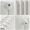 Radiatore Tradizionale in Ghisa Alto 510mm - Bianco Porcellana - Disponibile in Diverse Misure - Charlotte