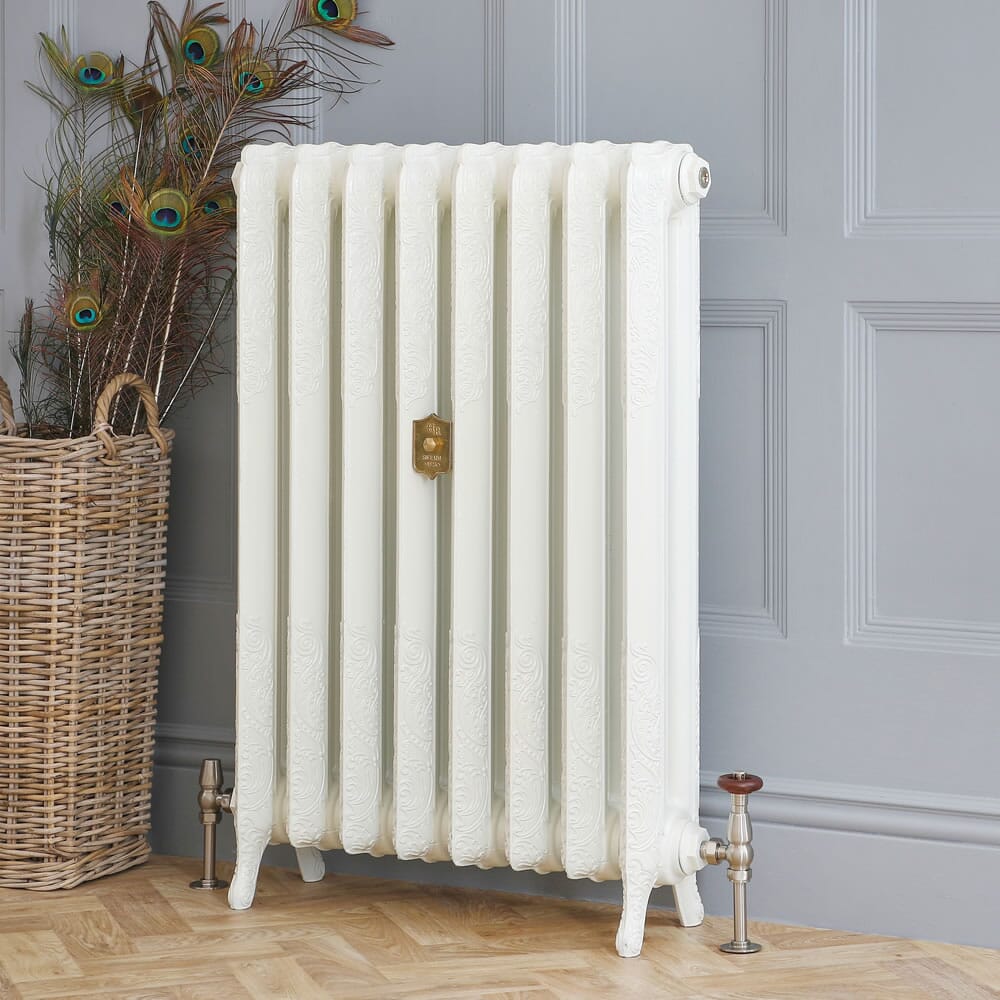 Radiatore Tradizionale in Ghisa Alto 510mm - Bianco Porcellana - Disponibile in Diverse Misure - Charlotte