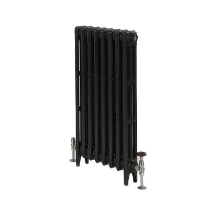 Radiatore in Ghisa - 3 Colonne - Altezza 560mm - Grafite Antica - Disponibilità di Diverse Misure - Mercury