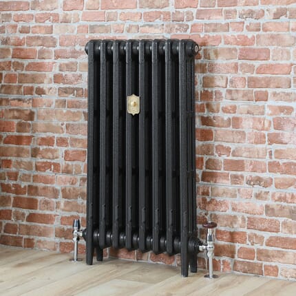 Radiatore Tradizionale in Ghisa Alto 660mm - Grafite Antico - Disponibile in Diverse Misure - Mercury