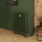Radiatore Tradizionale in Ghisa a 3 Colonne - Alto 760mm - Finitura Verde Duck Green di Farrow & Ball - Mercury