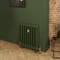 Radiatore Tradizionale in Ghisa a 3 Colonne - Alto 860mm - Finitura Verde Duck Green di Farrow & Ball - Mercury