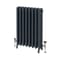 Radiatore Tradizionale in Ghisa a 4 Colonne - Alto 660mm - Finitura Blu Hague Blue di Farrow & Ball - Isabel
