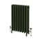 Radiatore Tradizionale in Ghisa a 4 Colonne - Alto 760mm - Finitura Verde Duck Green di Farrow & Ball - Isabel