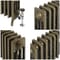 Radiatore Tradizionale in Ghisa a 4 Colonne - Alto 660mm - Finitura Ottone Naturale - Isabel