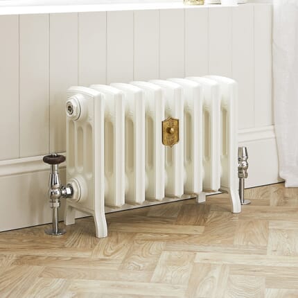 Radiatore Tradizionale in Ghisa Alto 357mm - Bianco Porcellana - Disponibile in Diverse Misure - Isabel