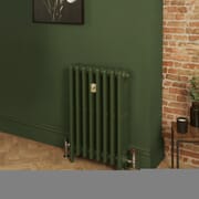 Radiatore Tradizionale in Ghisa a 4 Colonne - Alto 760mm - Finitura Verde Duck Green di Farrow & Ball - Mercury