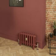 Radiatore Tradizionale in Ghisa a 4 Colonne - Alto 360mm - Finitura Rosso Mattone Eating Room Red di Farrow & Ball - Mercury