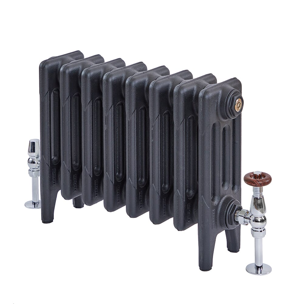 Radiatore in Ghisa a 4 Colonne - Altezza 560mm - Nero Ardesia ...