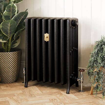 Radiatore Tradizionale in Ghisa Alto 660mm - Grafite Antico - Disponibile in Diverse Misure - Isabel