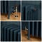 Radiatore Tradizionale in Ghisa a 6 Colonne - Alto 660mm - Finitura Blu Hague Blue di Farrow & Ball - Isabel