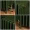 Radiatore Tradizionale in Ghisa a 6 Colonne - Alto 660mm - Finitura Verde Duck Green di Farrow & Ball - Isabel