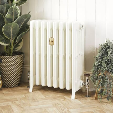 Radiatore Tradizionale in Ghisa Alto 660mm - Bianco Porcellana - Disponibile in Diverse Misure - Isabel
