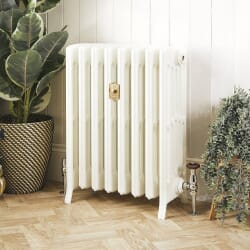 Radiatore Tradizionale in Ghisa Alto 660mm - Bianco Porcellana - Disponibile in Diverse Misure - Isabel