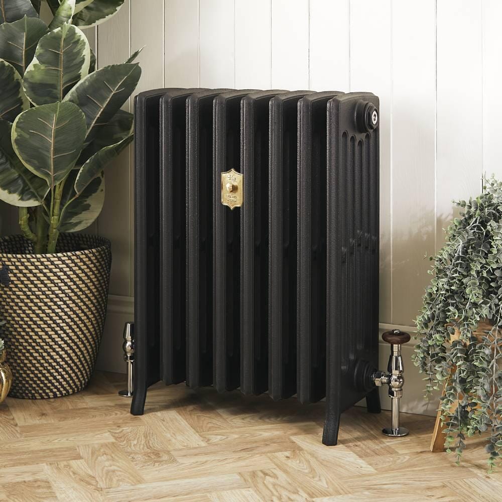 Radiatore Tradizionale in Ghisa Alto 660mm -  Nero Ardesia - Disponibile in Diverse Misure - Isabel