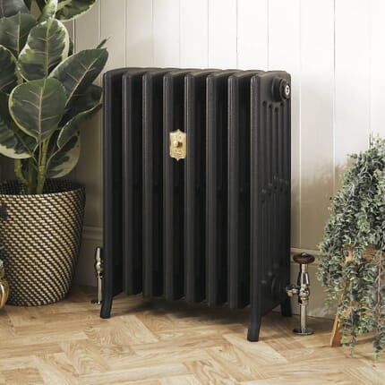 Radiatore Tradizionale in Ghisa Alto 660mm - Nero Ardesia - Disponibile in Diverse Misure - Isabel
