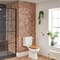 Sanitario in Stile Classico con Cassetta di Scarico e Sedile Color Rovere - Richmond