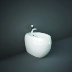 Bidet a Parete Moderno - Bianco Lucido - Hudson Reed x RAK Cloud