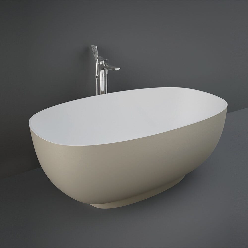 Vasca Centro Stanza Moderna - Cappuccino - 1400mm x 753mm - Hudson Reed x RAK Cloud