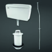 Cassetta di Scarico Automatica per Orinatoio da 4,5 Litri Nascosta - per 1 Orinatoio - Hudson Reed x RAK