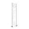 Scaldasalviette Misto Bianco Piatto - 1600mm x 400mm - incl. 600 Watt Elemento Elettrico Riscaldante, Raccordo a T e Valvole - Ive