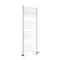 Scaldasalviette Misto Bianco Piatto - 1600mm x 600mm - incl. 800 Watt Elemento Elettrico Riscaldante, Raccordo a T e Valvole - Ive