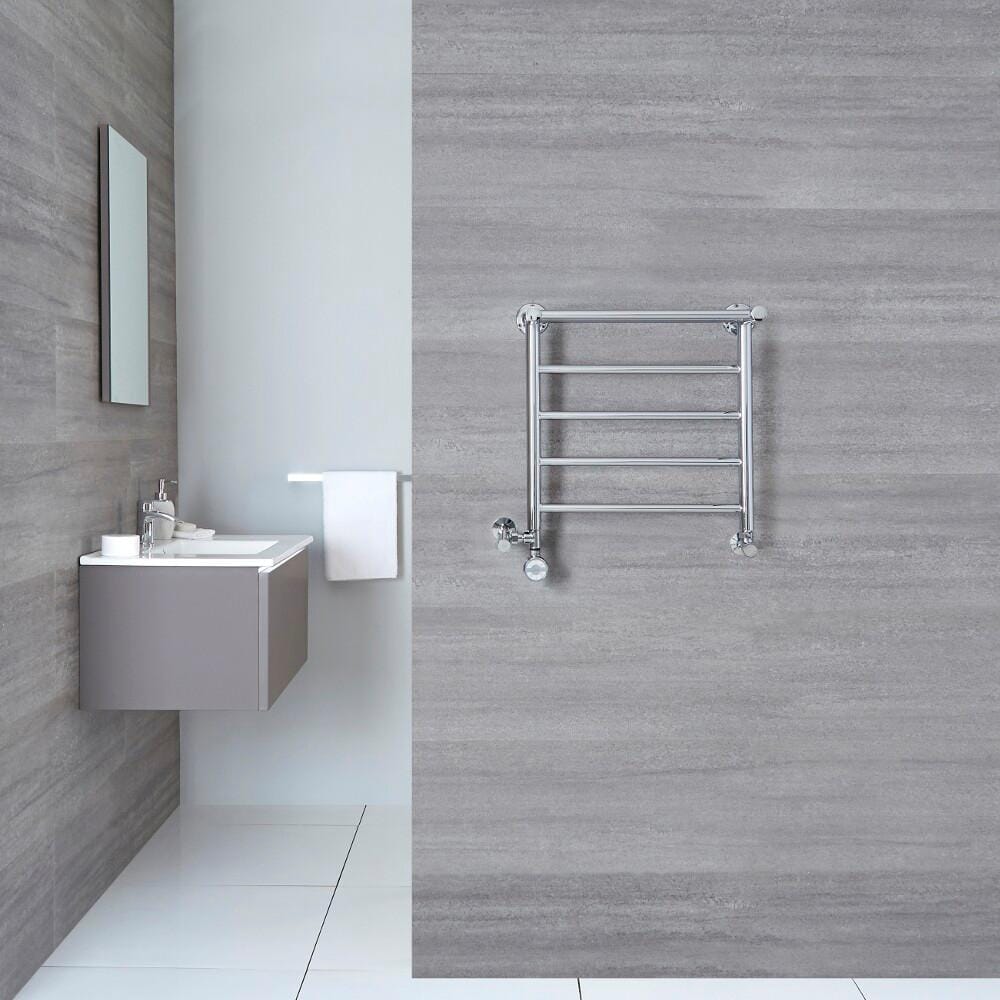 Scaldasalviette Misto Piatto - Cromato - 494mm x 532mm - Duchessa