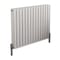 Radiatore di Design Orizzontale Doppio - Bianco - 600mm x 830mm - Revive Air