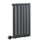 Radiatore Elettrico di Design Orizzontale Piatto - Antracite - 635mm x 420mm (Pannello Singolo) - con Elemento Elettrico Termostatico Wi-Fi - Delta - ECOSO by Hudson Reed