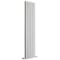 Radiatore di Design Verticale Bianco a Colonne Piatte - Dimensioni a Scelta - Delta