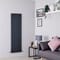 Radiatore di Design Verticale Antracite - Colonne Piatte - Sloane