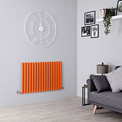 Radiatore di Design Orizzontale - Pannello Singolo - Scelta di Colori Vivaci - Scelta di Misure - Revive