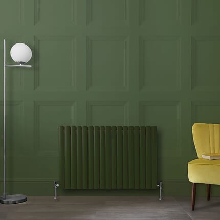 Radiatore di Design Orizzontale - Pannello Singolo - Scelta di Colori Classici - Scelta di Misure - Revive