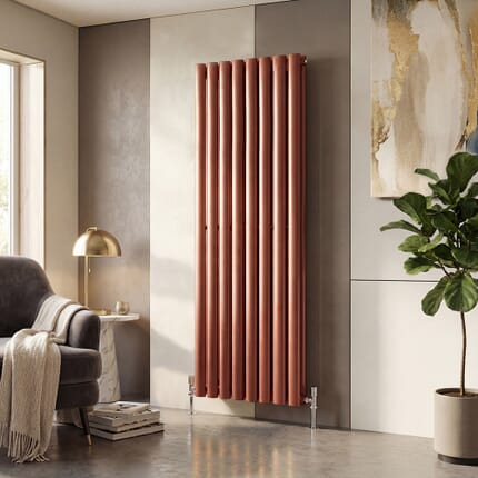 Radiatore di Design - Verticale - Scelta di Colori Metallici e Misure - Revive