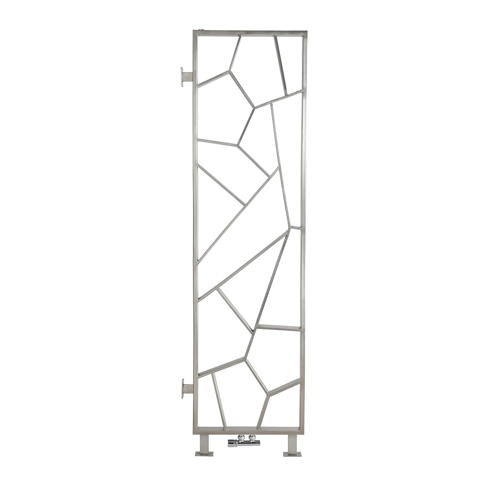 Reina Xeina Radiatore Verticale Design &ndash; Acciaio Inox Satinato, Termoarredo Moderno