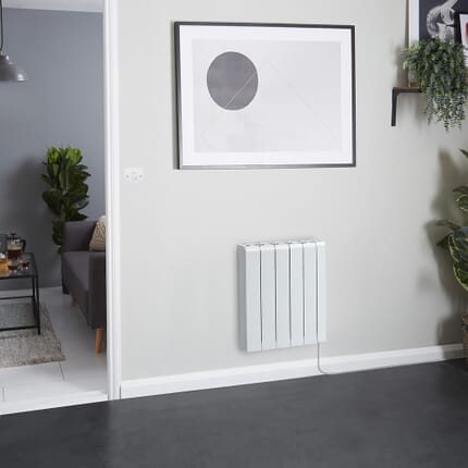 Radiatore Elettrico ad Inerzia con Nucleo in Ceramica - Scelta di Misure e Finiture - Kera - ECOSO by Hudson Reed