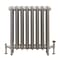 Radiatore in Ghisa a Colonne Ovali - Altezza 760mm - Argento - Scelta di Dimensioni - Ertè