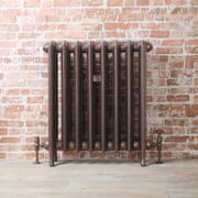 Radiatore Tradizionale in Ghisa 760mm - Colonne Ovali - Rame Antico - Erté - Disponibile in Diverse Misure