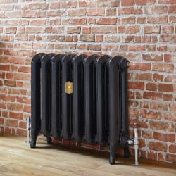 Radiatore in Ghisa - 560mm - Nero - Disponibile in Diverse Misure - Erté
