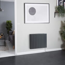 Radiatore Elettrico a Secco - Scelta di Watt e Finiture - Opzioni Presa Elettrica o con Cavo - Virtus - ECOSO by Hudson Reed
