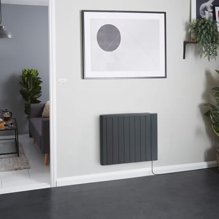 Radiatore Elettrico a Secco - Scelta di Watt e Finiture - Opzioni Presa Elettrica o con Cavo - Virtus - ECOSO by Hudson Reed