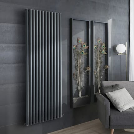 Termoarredo Elettrico Verticale a Calore Secco 1784mm - Scelta di Finiture, Dimensioni e Termostato Wi-Fi - Hudson Reed Revive