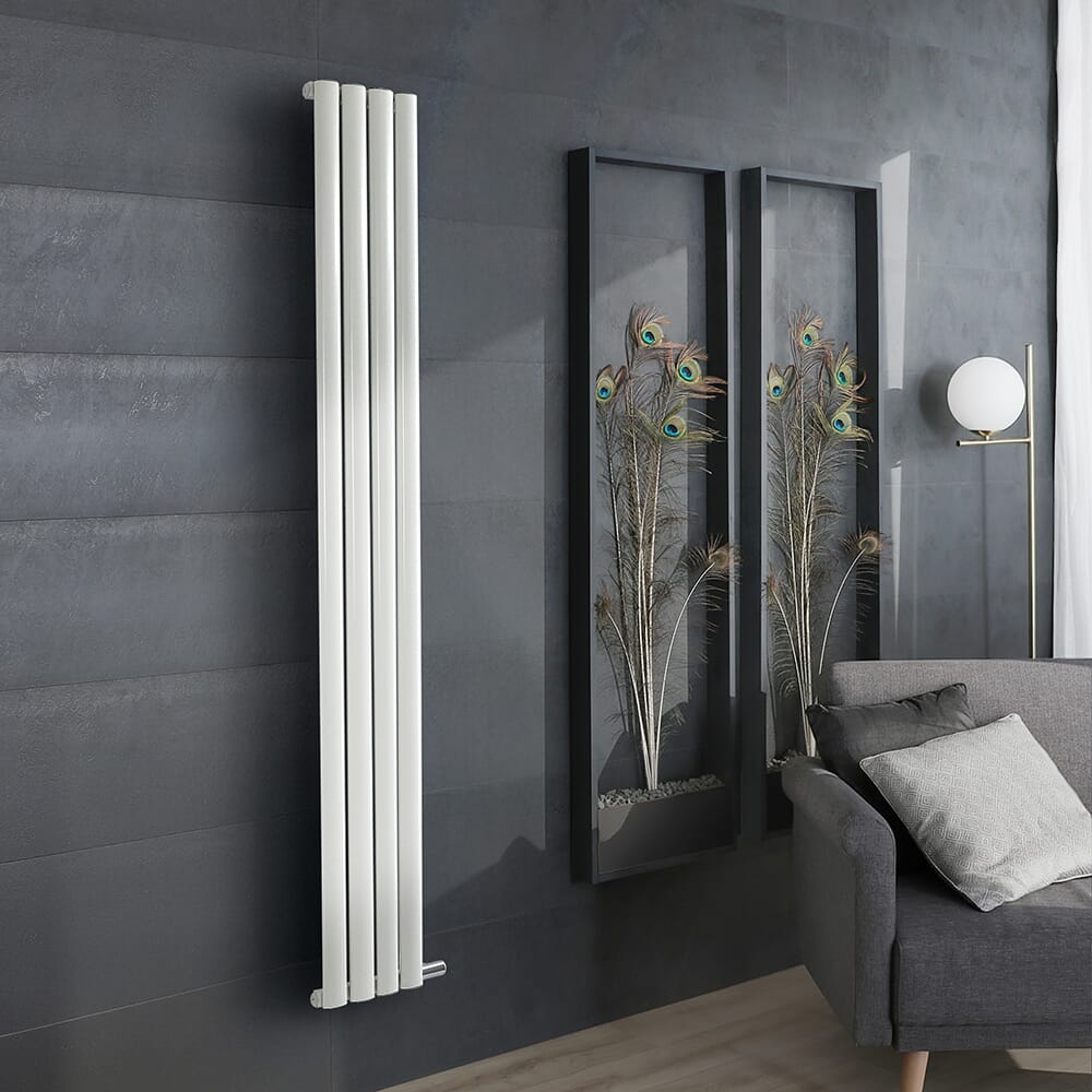 Termoarredo Elettrico Verticale a Calore Secco 1784mm - Scelta di Finiture, Dimensioni e Termostato Wi-Fi - ECOSO Revive Ardus