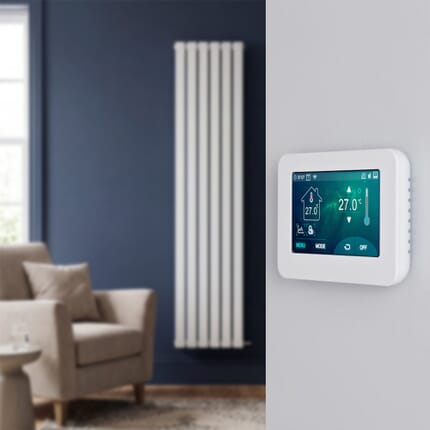 Hudson Reed Alpha - Radiatore elettrico di design verticale a calore secco, 1784mm - Scelta di dimensioni, finiture e cronotermostato Wi-Fi