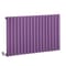 Radiatore Elettrico di Design Orizzontale - Altezza 635mm - Viola (Lush Purple) - Scelta di Dimensioni, Termostato e Copri Cavi - Revive